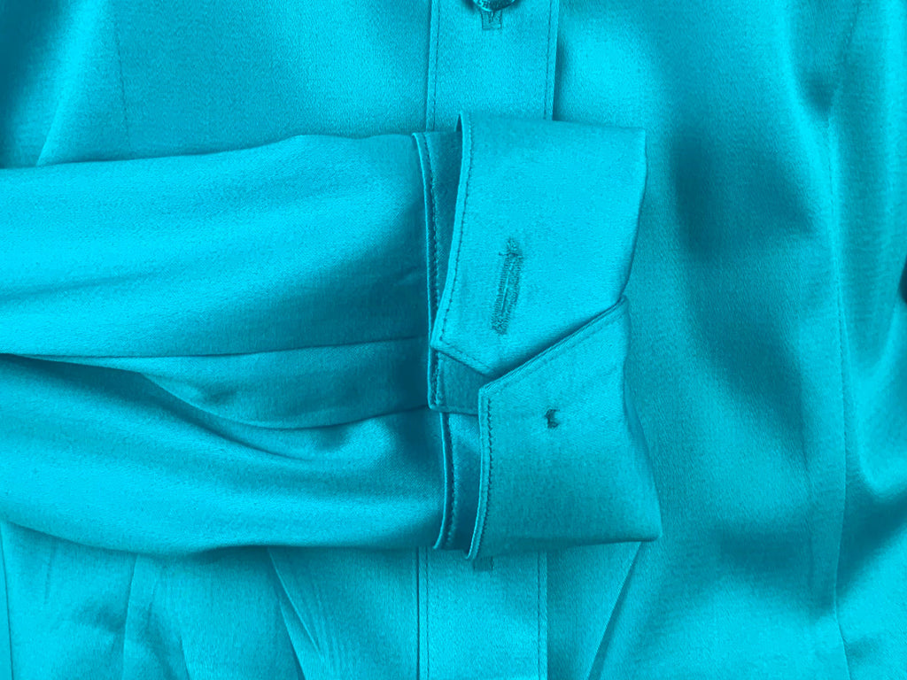 CR RanchWear Physical CR Western Pro Turquiose Stretch Cotton Sateen