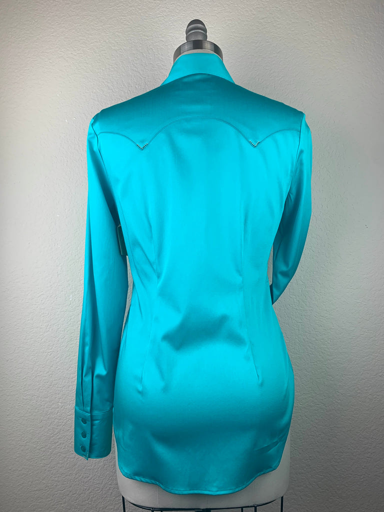 CR RanchWear Physical CR Western Pro Turquiose Stretch Cotton Sateen