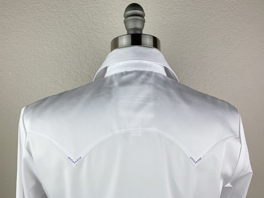 CR RanchWear Physical CR Western Pro White Cotton Sateen