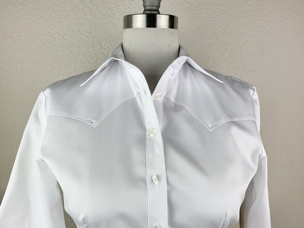 CR RanchWear Physical CR Western Pro White Cotton Sateen