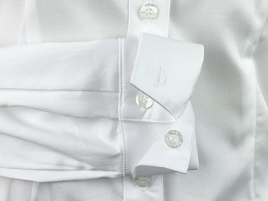 CR RanchWear Physical CR Western Pro White Stretch Cotton Sateen