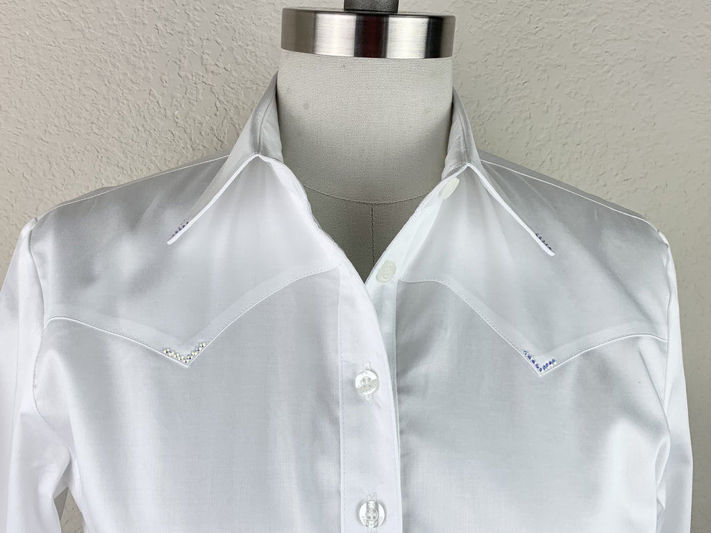 CR RanchWear Physical CR Western Pro White Stretch Cotton Sateen