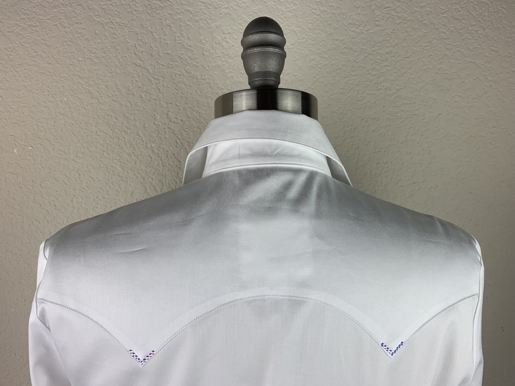 CR RanchWear Physical CR Western Pro White Stretch Cotton Sateen