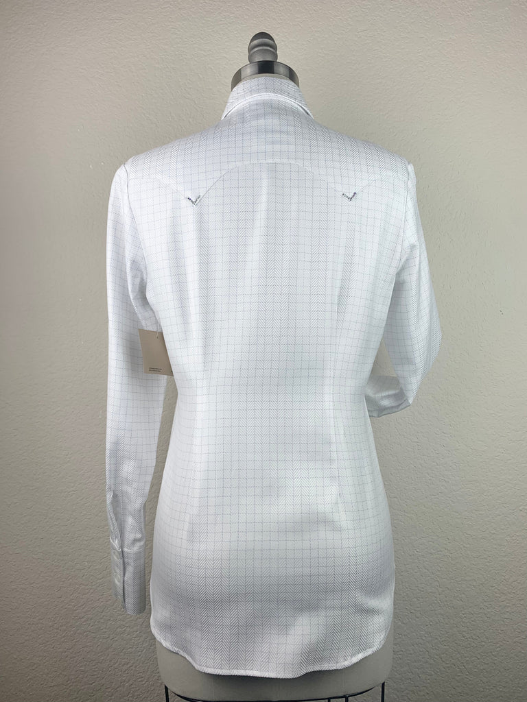 CR RanchWear Physical CR Western Pro White with Royal Woven Square Italian Cotton