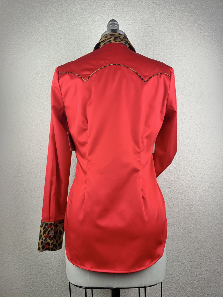 CR RanchWear Physical CR Western Pro Wild About Leopard Bright Red