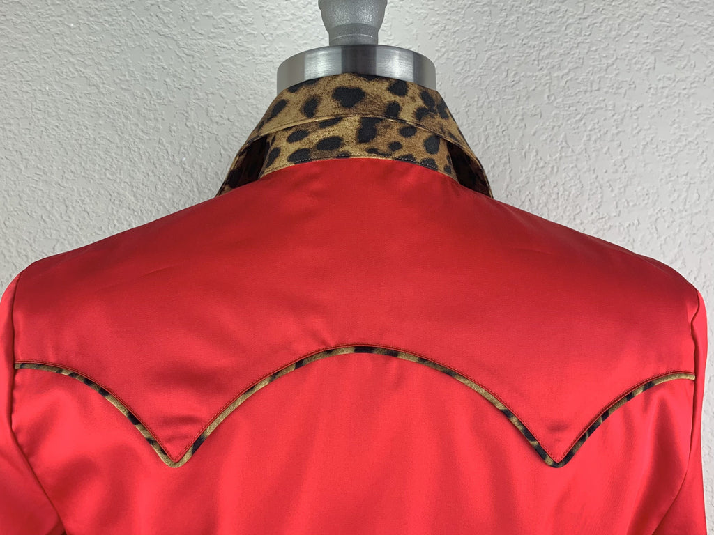 CR RanchWear Physical CR Western Pro Wild About Leopard Bright Red