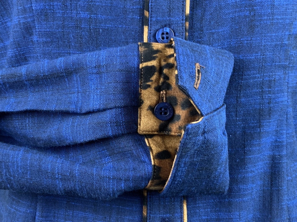 CR RanchWear Physical CR Western Pro Wild About Leopard Deep Indigo