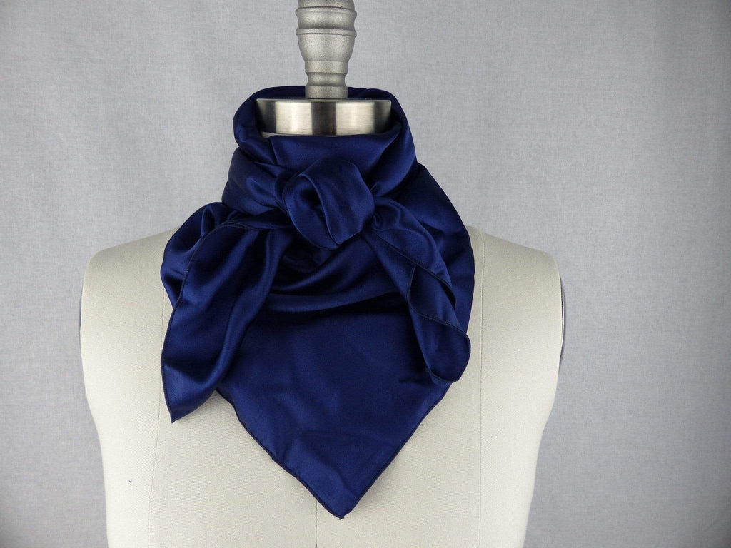 CR RanchWear Physical Large (36x36in) CR Navy Silk Scarf