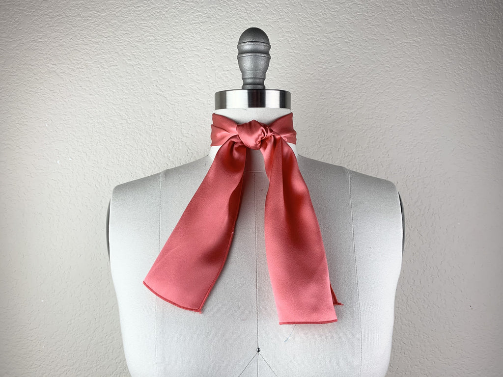 CR RanchWear Physical Rectangle (35x7in) CR Salmon Silk Scarf