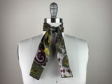 CR RanchWear Physical Rectangle (35x7in) CR Warm Olive Paisley Classic Scarf