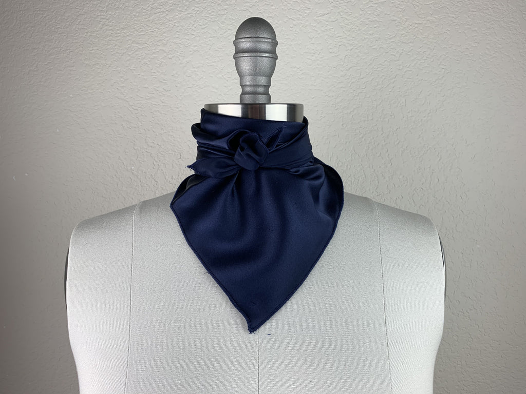 CR RanchWear Physical Small (22x22in) CR Navy Silk Scarf