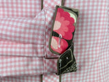 CR Western Pro Pink and White Gingham-FINAL SALE