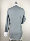 CR Tradition Gray and White Stripes- FINAL SALE