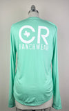 CR Texas Sun Shirt Performance Long Sleeve Tee-Mint