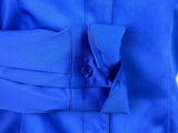 CR Western Pro Royal Blue Stretch Cotton Sateen