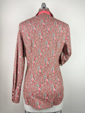 CR Tradition Coral and Chocolate Paisley Perfection- FINAL SALE