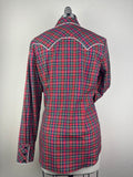 CR Western Pro Red and Green Plaid- FINAL SALE