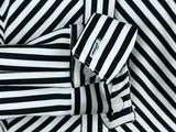 CR RanchWear Apparel & Accessories CR Simply Stated Black and White Bengal Stripe