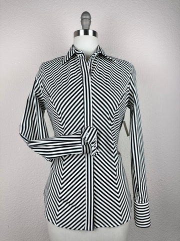 CR RanchWear Apparel & Accessories CR Simply Stated Black and White Bengal Stripe