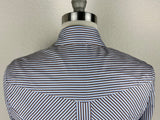 CR RanchWear Apparel & Accessories CR Simply Stated Blue, Brown and White Stripe Italian Cotton