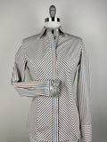 CR RanchWear Apparel & Accessories CR Simply Stated Brown and White Bengal Stripe with Teal Paisley