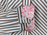 CR RanchWear Apparel & Accessories CR Simply Stated Brown and White Bengal with Pink Paisley