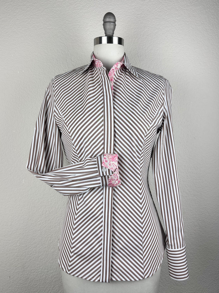 CR RanchWear Apparel & Accessories CR Simply Stated Brown and White Bengal with Pink Paisley