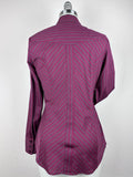 CR RanchWear Apparel & Accessories CR Simply Stated Maroon and Mocha Stripe Italian Cotton
