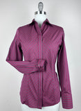 CR RanchWear Apparel & Accessories CR Simply Stated Maroon and Mocha Stripe Italian Cotton
