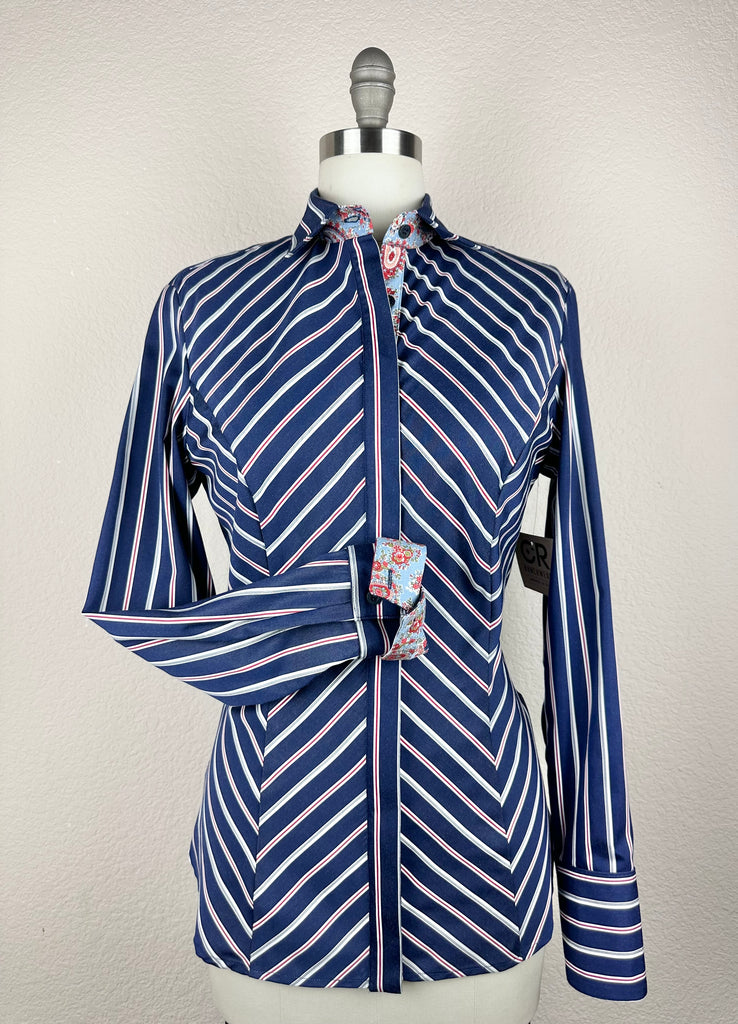 CR RanchWear Apparel & Accessories CR Simply Stated Nautical Stripes with Blue Paisley