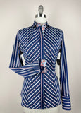CR RanchWear Apparel & Accessories CR Simply Stated Nautical Stripes with Blue Paisley