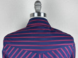 CR RanchWear Apparel & Accessories CR Simply Stated Navy and Red Stripe Italian Cotton