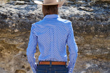 CR RanchWear Apparel & Accessories CR Simply Stated Royal Blue and White Stripe