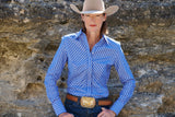 CR RanchWear Apparel & Accessories CR Simply Stated Royal Blue and White Stripe