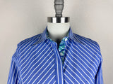 CR RanchWear Apparel & Accessories CR Simply Stated Royal Blue and White Stripe with Floral