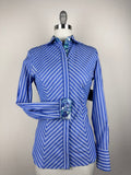 CR RanchWear Apparel & Accessories CR Simply Stated Royal Blue and White Stripe with Floral