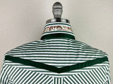 CR RanchWear Apparel & Accessories CR Statement Green and White Bengal Stripe