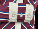 CR RanchWear Apparel & Accessories CR Statement Maroon, Navy and Champagne Stripe