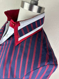 CR RanchWear Apparel & Accessories CR Statement Navy and Red Stripe Italian Cotton