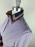 CR RanchWear Apparel & Accessories CR Statement Purple and White Bengal Stripe