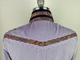 CR RanchWear Apparel & Accessories CR Statement Purple and White Bengal Stripe