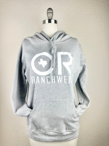 CR RanchWear CR Heathered Gray Hoodie