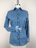 CR RanchWear CR Tradition Indigo Blossom Check
