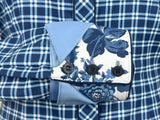 CR RanchWear CR Tradition Indigo Blossom Check