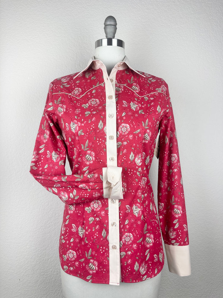 CR RanchWear CR Western Pro Crimson Wildflower