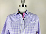 CR RanchWear CR Western Pro Lavender Gingham Garden