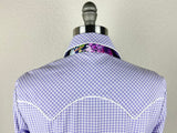 CR RanchWear CR Western Pro Lavender Gingham Garden