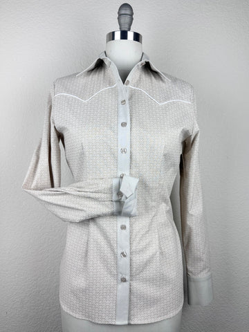 CR RanchWear CR Western Pro White Latte Lattice