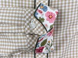 CR RanchWear CR Western Pro Wild Honey Tan and White Gingham