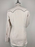 CR RanchWear CR Western Pro Wild Honey Tan and White Gingham